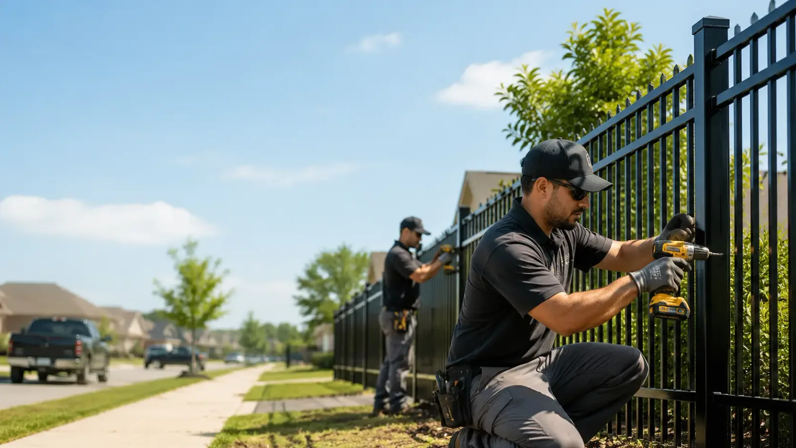 Metal Fence Installation in River Falls, WI